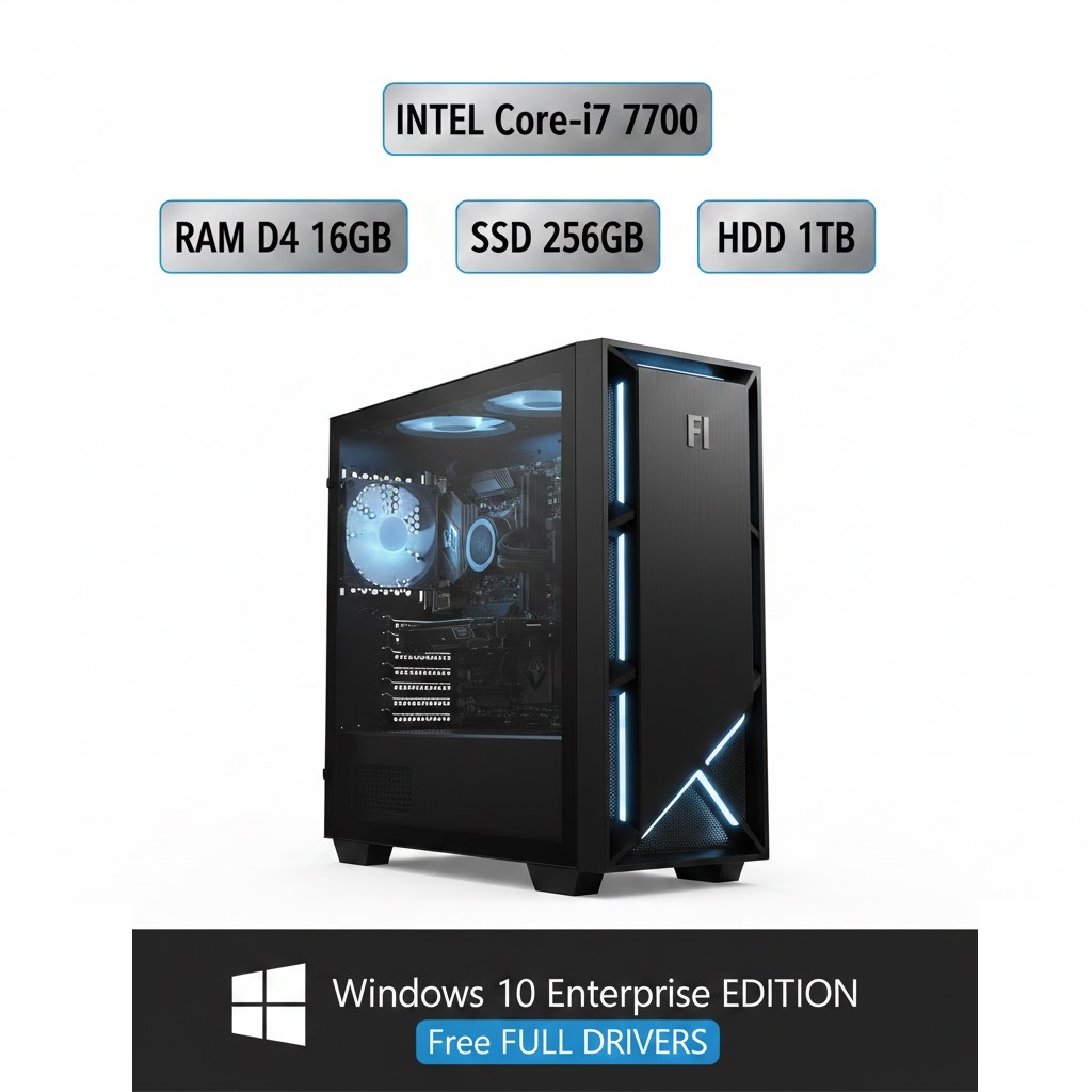 قیمت و خرید کامپیوتر کامل i7-7700 با رم 16GB و SSD 256 و گرافیک 2 گیگ