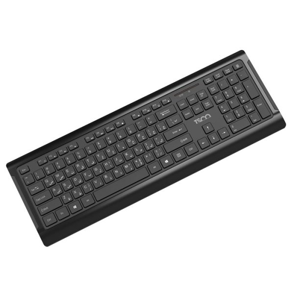 کیبورد و ماوس بی سیم تسکو مدل TKM 7023W با سوییچ ممبران - Image 2