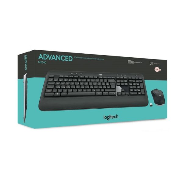 کیبورد و ماوس بی‌سیم لاجیتک مدل MK540 با سوییچ ممبران - Image 4