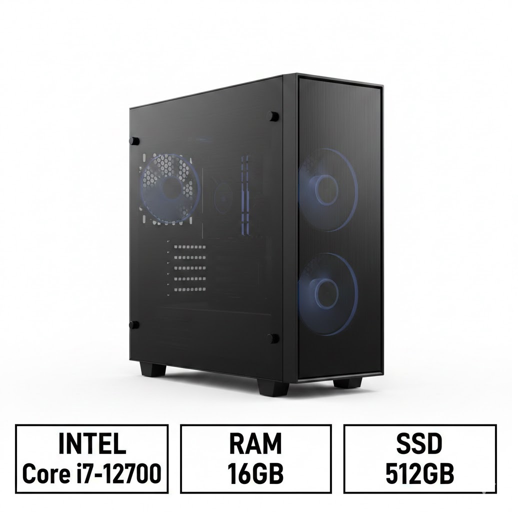 قیمت و خرید کامپیوتر کامل اسمبل شده i7 نسل 12 با رم 16GB و SSD 512