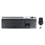 کیبورد و ماوس بی سیم گرین مدل GKM-505W، سوییچ ممبران، Full-Size - رنگ مشکی