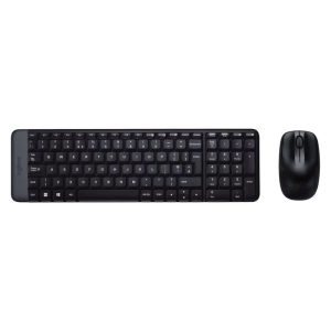 کیبورد و ماوس بیسیم لاجیتک مدل MK220، سوییچ ممبران ، Tenkeyless - رنگ مشکی