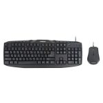 کیبورد و ماوس گرین مدل GKM-305، سوئیچ ممبران، Full-size - رنگ مشکی