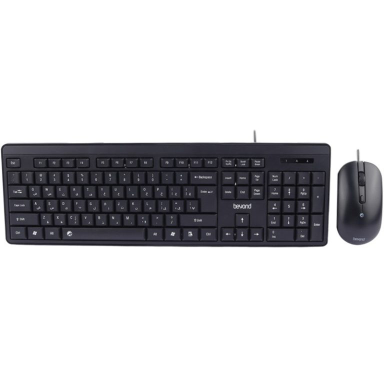 کیبورد و ماوس با سیم بیاند مدل BEYOND BMK-3456 کیبورد و ماوس با سیم بیاند مدل BEYOND BMK-3456