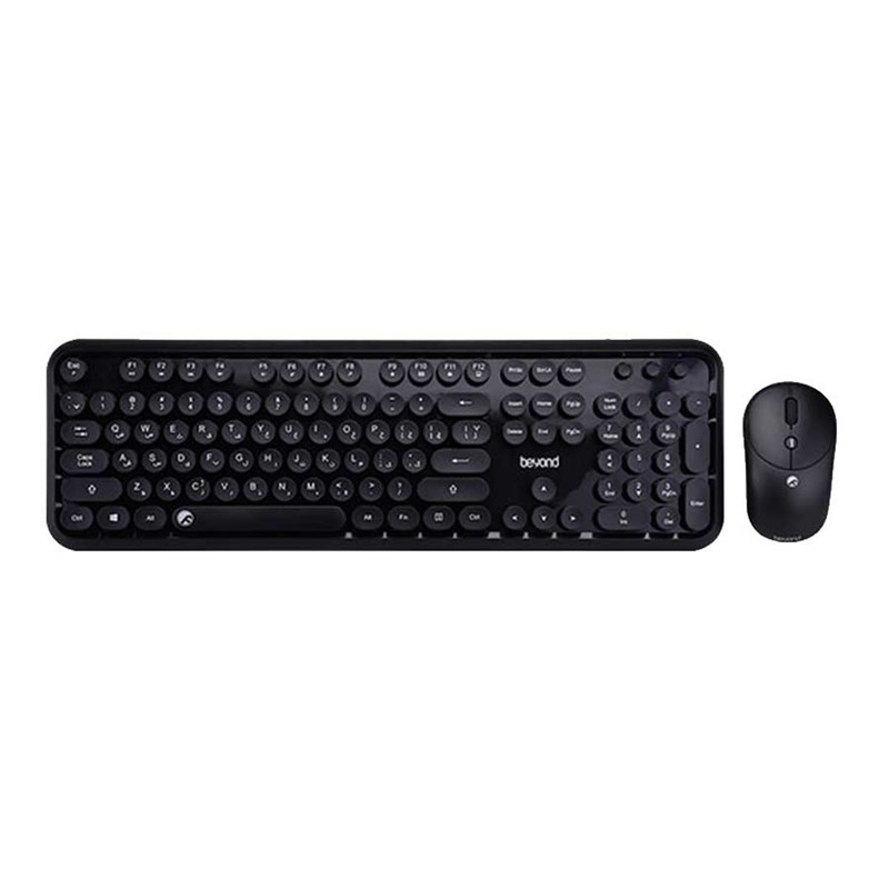کیبورد و ماوس بی سیم بیاند مدل BMK-8101RF، سوییچ ممبران، کیبورد و ماوس بی سیم بیاند مدل BMK-8101RF، سوییچ ممبران،