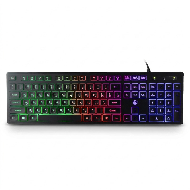 کیبورد گیمینگ بیاند مدل BGK-2010 سوئیچ ممبران، Full-Size، نورپردازی RGB کیبورد گیمینگ بیاند مدل BGK-2010 سوئیچ ممبران، Full-Size، نورپردازی RGB